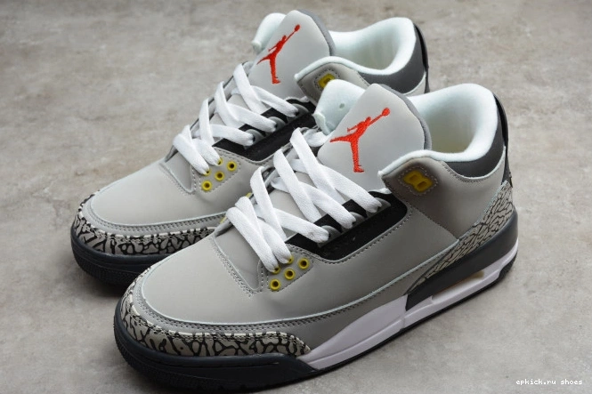 Cheap 3 Jordan Grey Retro Air Cool CT8532-012 (2021) 0630